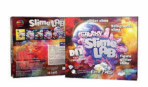 Юный химик. Набор для опытов и экспериментов - Слайм лаб - Гэлэкси. Озон фреш (Висма, 810 ВИСМА)